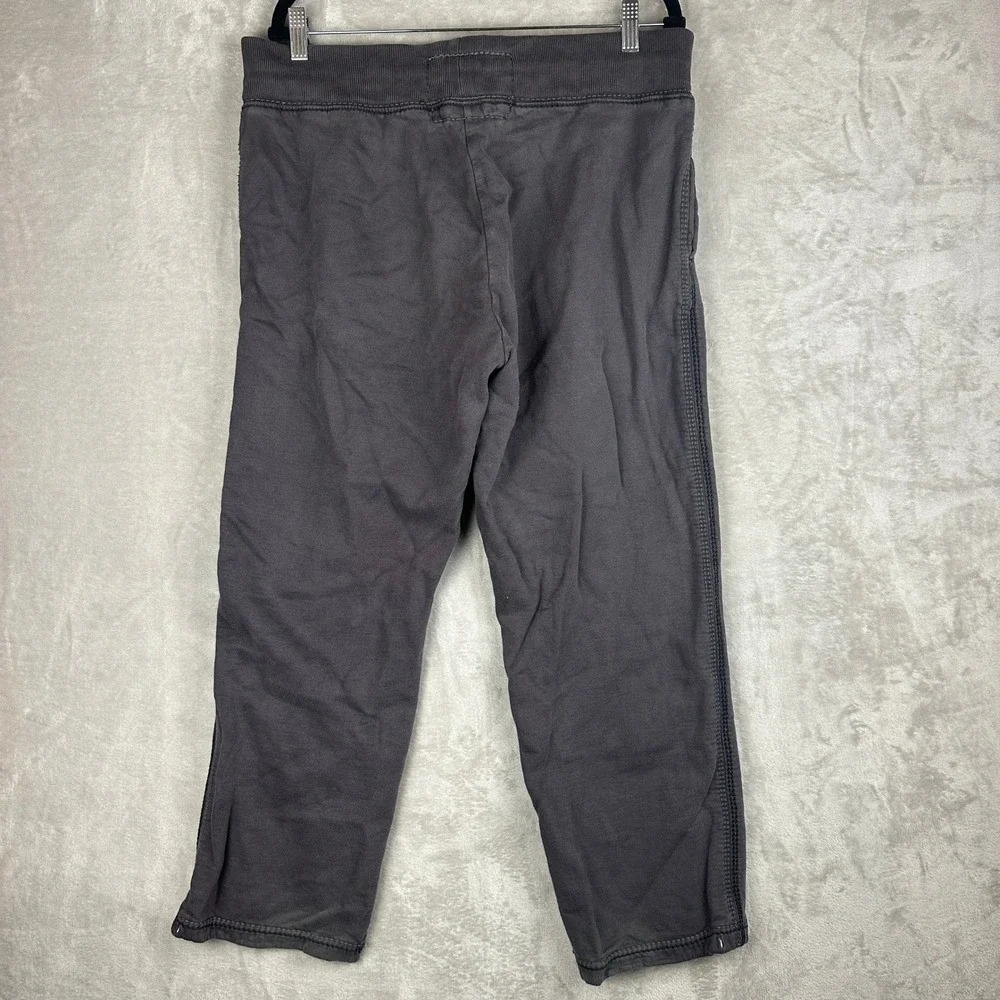 True Religion Mens Size Large World‎ Tour Sweatpants Gray 100% Cotton Drawstring